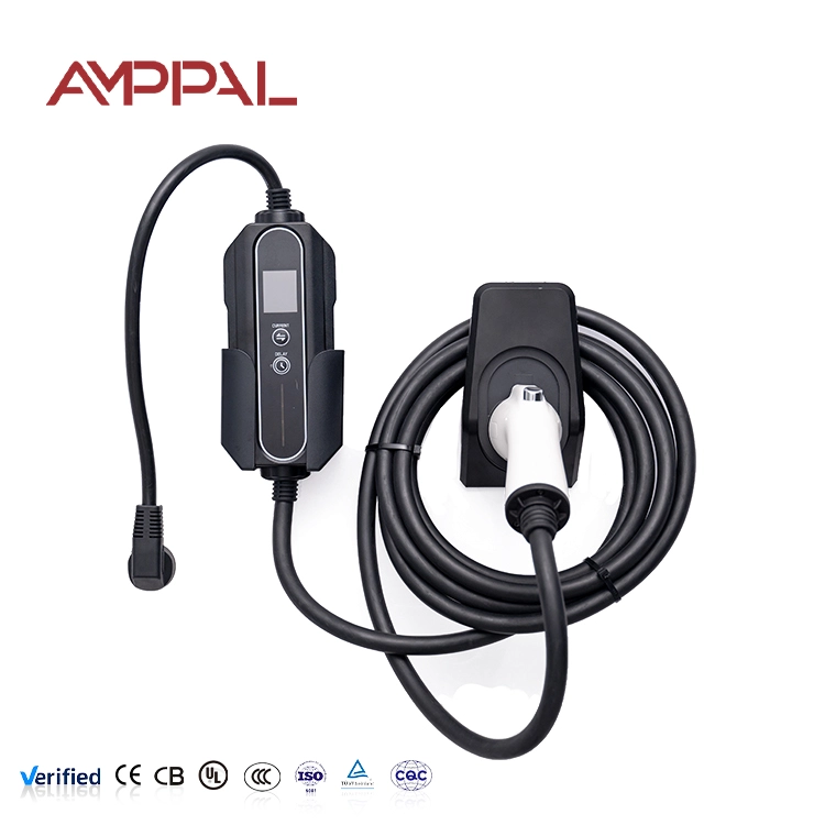 Chargeur portable AC EV 11 kW avec conception en acrylique pour le chargement en voyage et à domicile