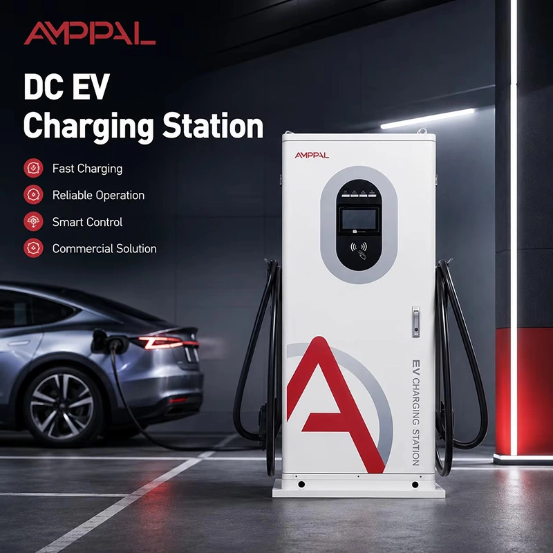 Station de recharge DC EV intégrée commerciale de 40 kW pour le stationnement public